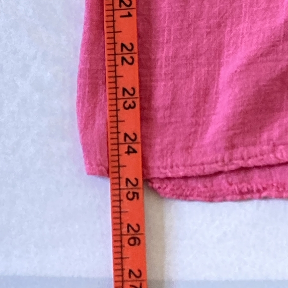 BNWT BARBIECORE Women's Fuchsia Pink Linen Blouse - UK Size M - Picture 5 of 6